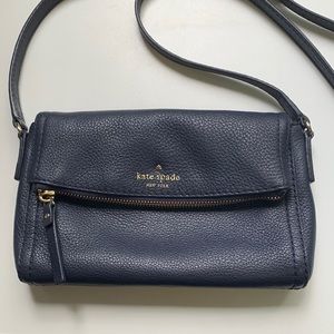 navy Kate Spade crossbody